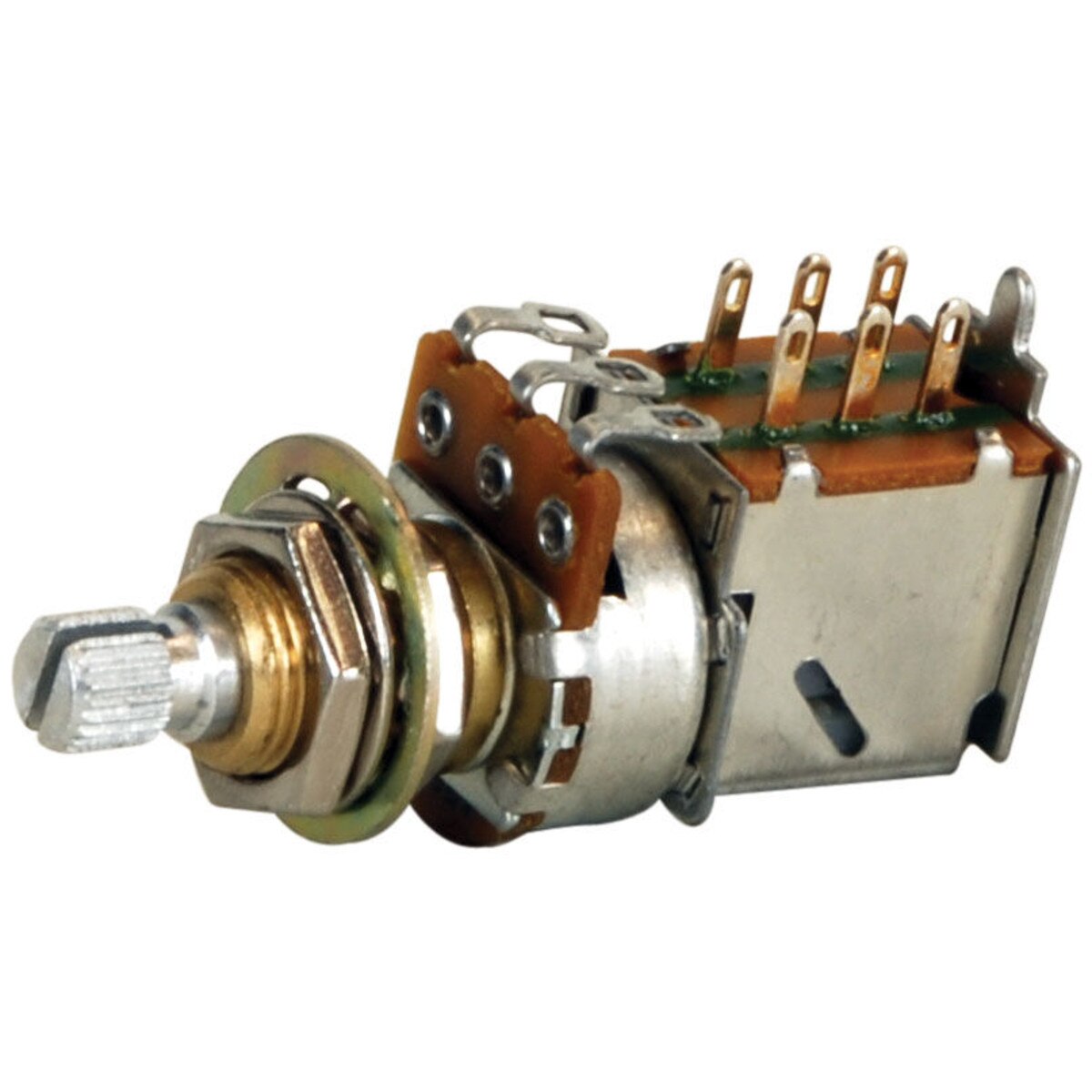 250K Switching Potentiometer DPDT Push/Pull with 1/4" Shaft